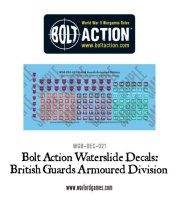 Bolt Action: Waterslide Decals - British Guards Armoured...