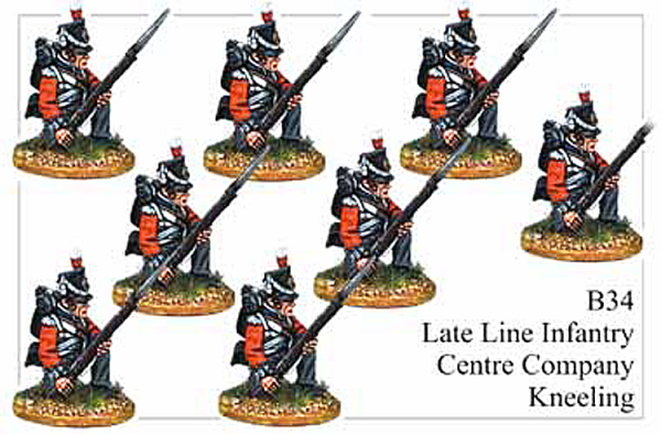 Late Line Infantry Center Company Kneeling