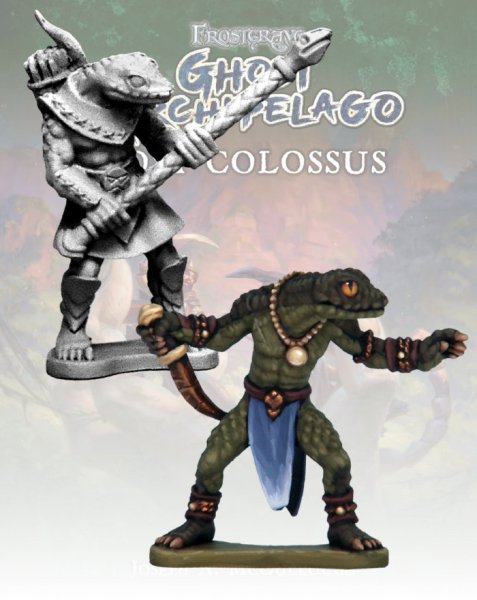 Frostgrave: Snake-Man Pearl Diver & Guide