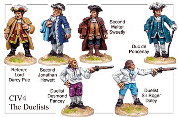 18th Century Civilians: Duellists