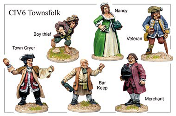 18th Century Civilians: Townsfolk