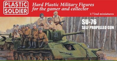 1/72nd Russian SU-76 Self-Propelled Gun (x1 =2 Sprues)