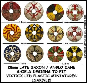 Late Saxon Anglo Dane Shield Designs 5 9 65