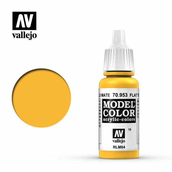Vallejo: Model Colour - 70.953 Flat Yellow (MC015)