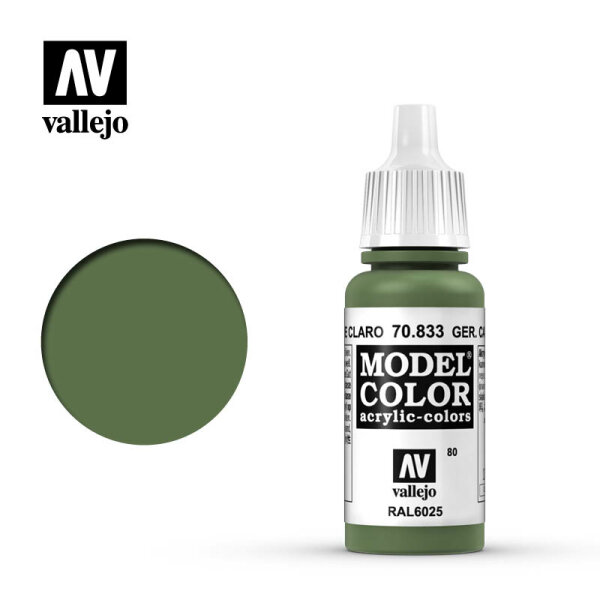 Vallejo: Model Colour - 70.833 German Camouflage Bright Green (MC080)