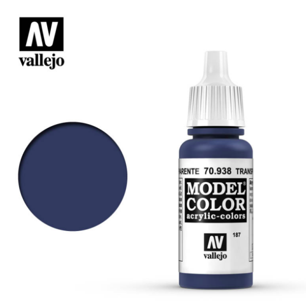 Vallejo: Model Colour - 70.938 Transparent Blue (MC187)