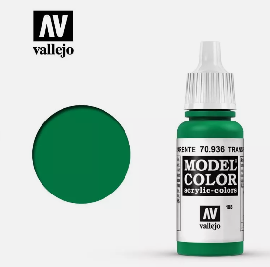 Vallejo: Model Colour - 70.936 Transparent Green (MC188)