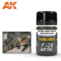 Paneliner for Brown and Green Camouflage