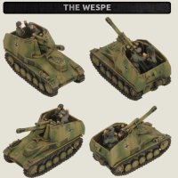 Wespe Artillery Battery - Resin (LW-Heer/SS)