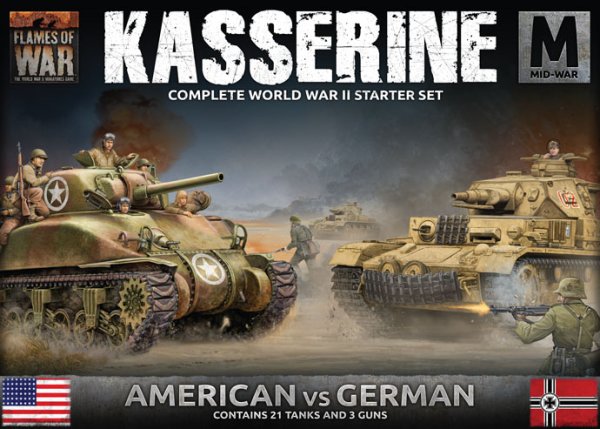 Kasserine: Complete World War II Starter Set - American vs. German (MW)