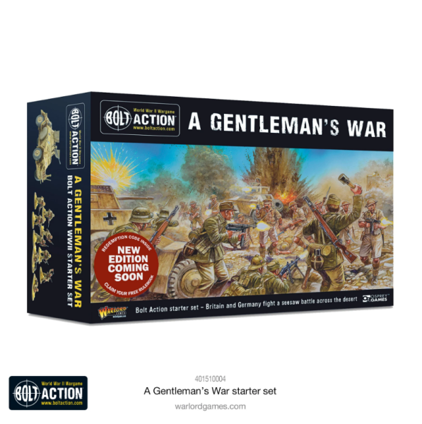 Bolt Action: A Gentleman`s War (Starter Set) + free Edition 3 Rulebook Code