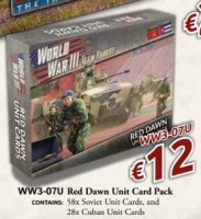 World War III: Red Dawn Unit Cards