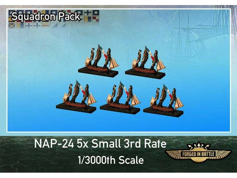 1/3000 Small 3rd Rate Ships - 2 Deckers, 9,70