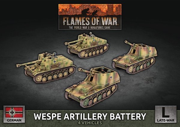 Wespe Artillery Battery - Plastic (LW)