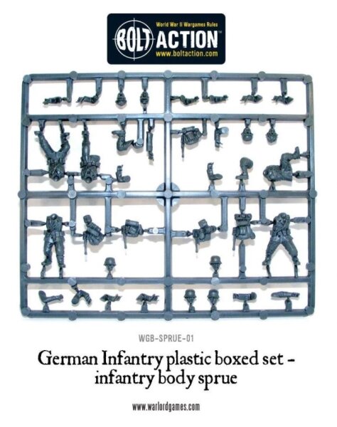 German Infantry Sprue