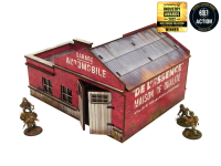 WW2 Normandy Garage with Petrol Station (28mm)