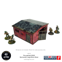 WW2 Normandy Large Brick Shed (28mm)