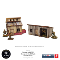 WW2 Normandy Small Sheds with Dovecote (28mm)