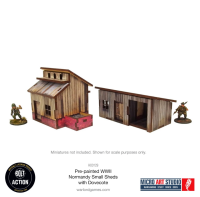 WW2 Normandy Small Sheds with Dovecote (28mm)