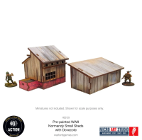 WW2 Normandy Small Sheds with Dovecote (28mm)