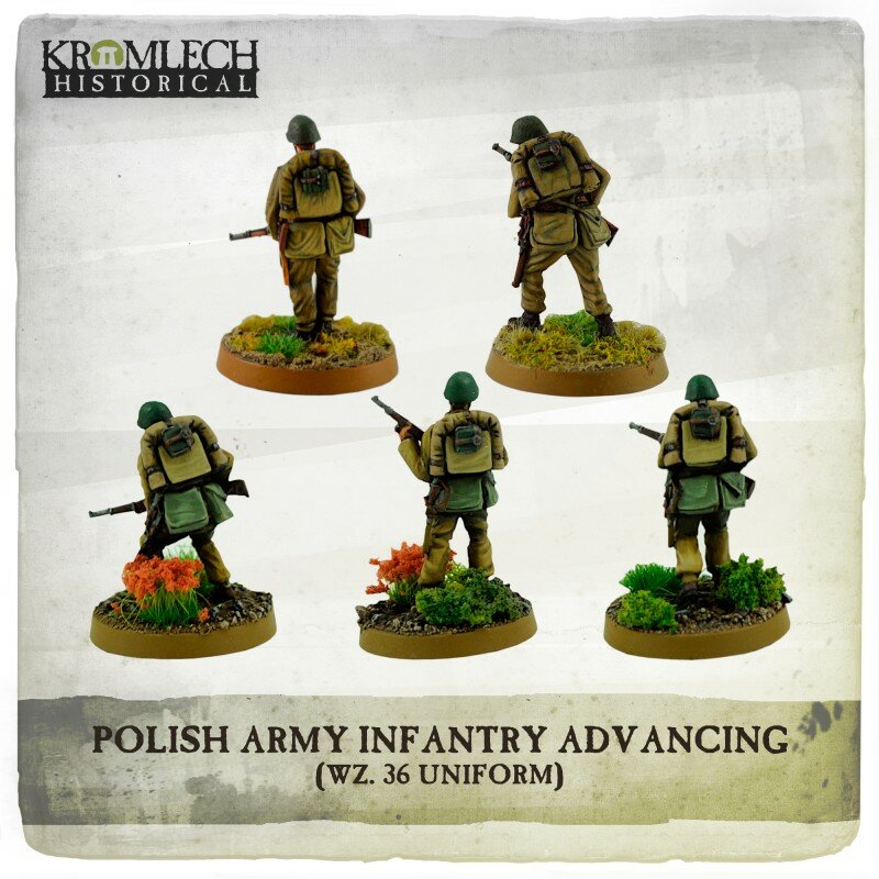 Polish Army Infantry Advancing (wz. 36 Uniforms), 8,54