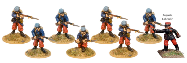 Great War: French Infantry in Kepis Firing Line