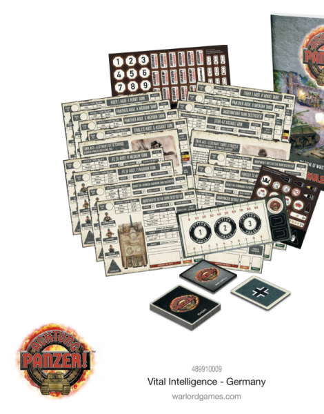 Achtung Panzer: Card/Token Bundle - Germany (English)