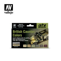 Vallejo: Model Air - British Caunter Colors
