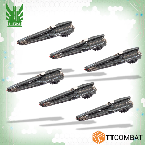 Dropfleet Commander: UCM Lysander Stealth Lighters (UCM-006)