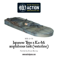 Japanese Type 2 Ka-Mi Amphibious Tank (Waterline)