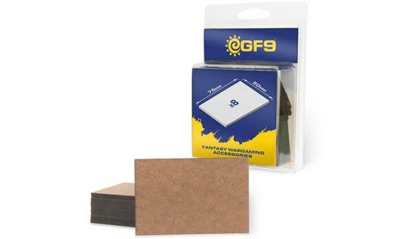 GF9: MDF Bases 50mm x 75mm (8)