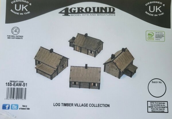 15mm Log Timber Village Collection