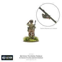 Bolt Action: Third Edition Rulebook with Francis S. Currey Special Miniature