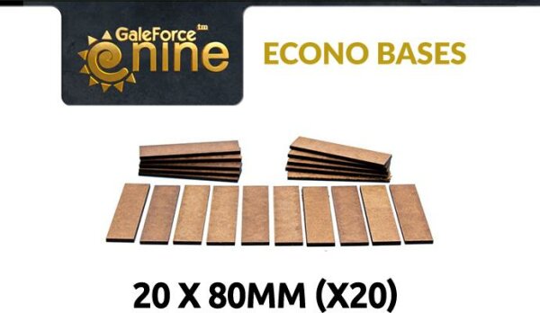 GF9: Econo Bases - 20x80mm (x40)