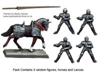 War of the Roses: Mounted Men-at-Arms with Lances Upright