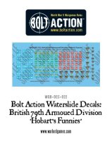 Bolt Action: Waterslide Decals - British 79th Armoured...