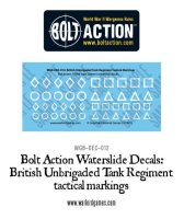 Bolt Action: Waterslide Decals - Unbrigaded Tank Regiment...