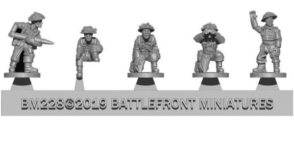 British Late War 17pdr Crew Sprue