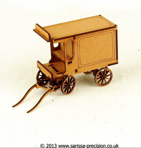 28mm Horse Drawn Delivery Wagon