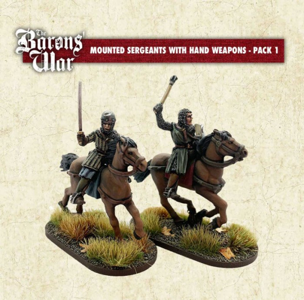 The Baron`s War: Mounted Sergeants with Hand Weapons 1