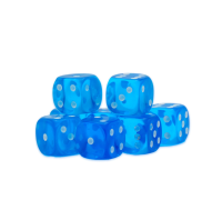 Sapphire D6 Dice