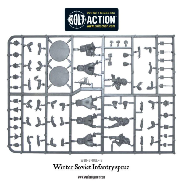 Winter Soviet infantry Sprue