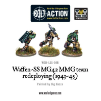 Waffen-SS MG42 MMG Team Redeploying (1943-45)