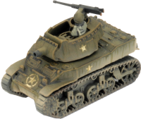 Plastic M5 Stuart and M8 Scott Tank Sprue