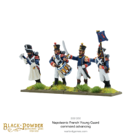 Napoleonic French Young Guard Command Advancing