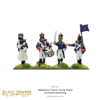 Napoleonic French Young Guard Command Advancing