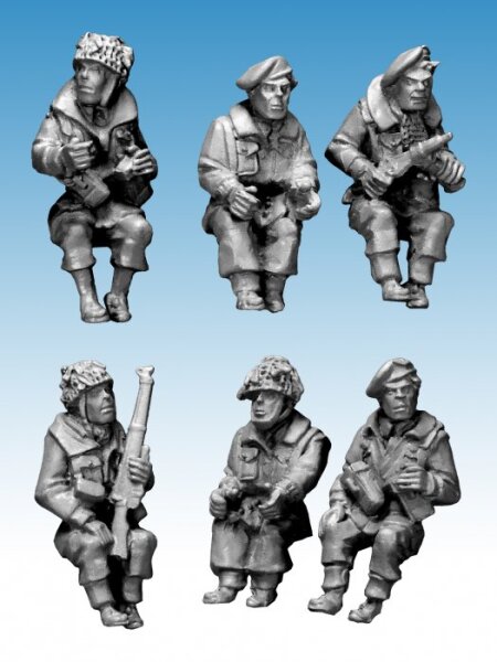 British Airborne Jeep Crew (x6)