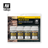 Vallejo: Pigment Set - Mud & Sand