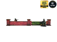 WW2 Normandy Wall with Gate (Low) (28mm)