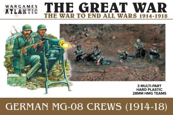 The Great War: German MG-08 Crews (1914-1918)